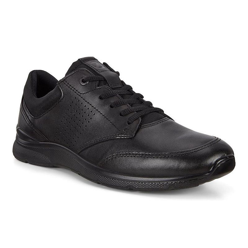 Men Casual Ecco Irving - Sneakers Black - India FGXQAL890